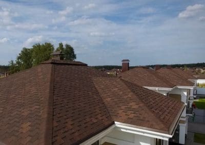 view of a residential roof